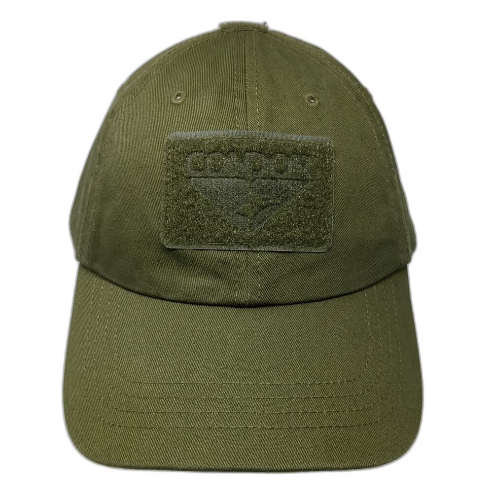Condor Baseball Cap Green One Size Strapback Tactical Patch Morale Panels Hat